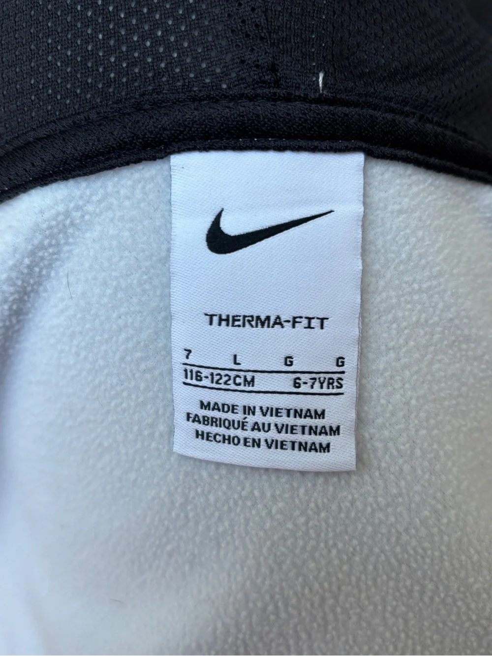 Nike Light Gray Hoodie with Black Logo